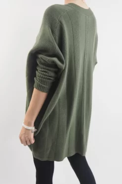 Made In Italy Conrad Chevron Archie Knit Top Khaki 7 Made In Italy Conrad Chevron Archie Knit Top Khaki -Fashion Women's Store made in italy conrad chevron archie knit top khaki 4.jpg