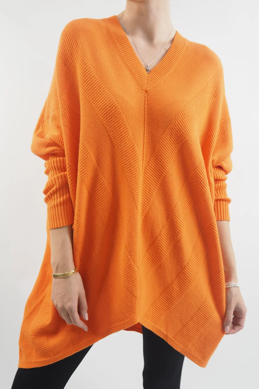 Made In Italy Conrad Chevron Archie Knit Top Marmalade 3 Made In Italy Conrad Chevron Archie Knit Top Marmalade