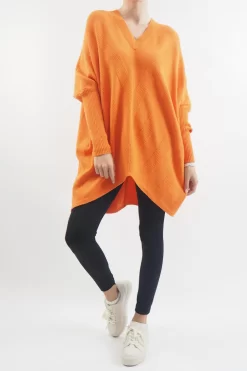 Made In Italy Conrad Chevron Archie Knit Top Marmalade 8 Made In Italy Conrad Chevron Archie Knit Top Marmalade -Fashion Women's Store made in italy conrad chevron archie knit top marmalade 3.jpg