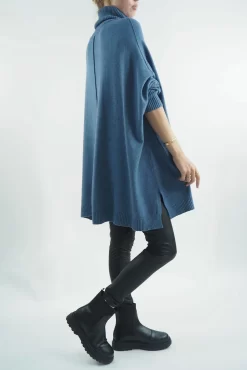 Fashion Women's Store -Fashion Women's Store made in italy conrad classic blanket knit airforce02.jpg