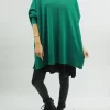 Made In Italy Conrad Classic Blanket Knit Top Emerald 1 Made In Italy Conrad Classic Blanket Knit Top Emerald -Fashion Women's Store made in italy conrad classic blanket knit emerald 1.jpg