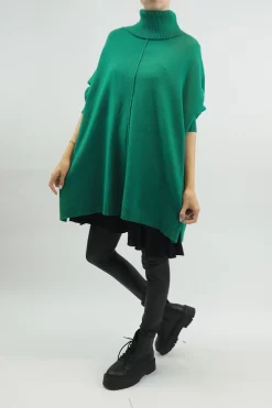 Made In Italy Conrad Classic Blanket Knit Top Emerald 7 Made In Italy Conrad Classic Blanket Knit Top Emerald -Fashion Women's Store made in italy conrad classic blanket knit emerald 2.jpg