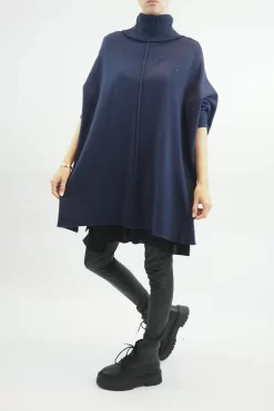 Made In Italy Conrad Classic Blanket Knit Top Ink -Fashion Women's Store made in italy conrad classic blanket knit ink 4.jpg