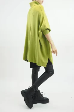 Made In Italy Conrad Classic Blanket Knit Top Olive Zing 8 Made In Italy Conrad Classic Blanket Knit Top Olive Zing -Fashion Women's Store made in italy conrad classic blanket knit olive zing 2.jpg