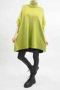 Made In Italy Conrad Classic Blanket Knit Top Olive Zing 7 Made In Italy Conrad Classic Blanket Knit Top Olive Zing -Fashion Women's Store made in italy conrad classic blanket knit olive zing 4.jpg