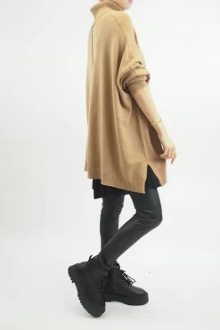 Made In Italy Conrad Classic Blanket Knit Top Toast 8 Made In Italy Conrad Classic Blanket Knit Top Toast -Fashion Women's Store made in italy conrad classic blanket knit toast 2.jpg