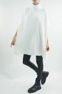 Made In Italy Conrad Classic Blanket Knit Top Winter White -Fashion Women's Store made in italy conrad classic blanket knit winter white04.jpg