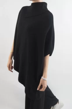 Made In Italy Conrad Tilt Knit Top Black -Fashion Women's Store made in italy conrad tilt knit top black 4.jpg