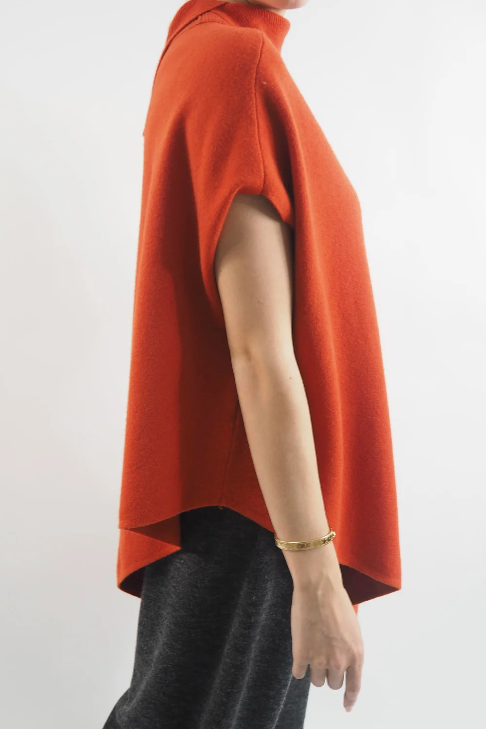 Made In Italy Conrad Tilt Knit Top Ginger 4 Made In Italy Conrad Tilt Knit Top Ginger - Image 2