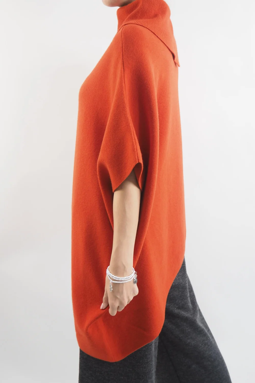 Made In Italy Conrad Tilt Knit Top Ginger 6 Made In Italy Conrad Tilt Knit Top Ginger - Image 4