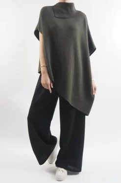 Made In Italy Conrad Tilt Knit Top Khaki 11 Made In Italy Conrad Tilt Knit Top Khaki -Fashion Women's Store made in italy conrad tilt knit top khaki 5.jpg