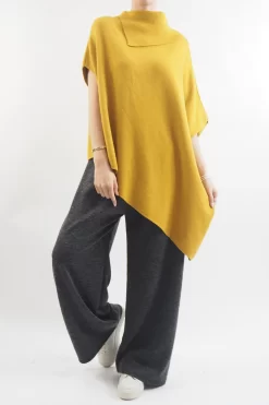 Made In Italy Conrad Tilt Knit Top Ochre -Fashion Women's Store made in italy conrad tilt knit top ochre 5.jpg