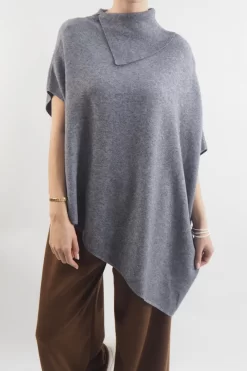 Made In Italy Conrad Tilt Knit Top Slate