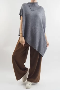 Made In Italy Conrad Tilt Knit Top Slate -Fashion Women's Store made in italy conrad tilt knit top slate 4.jpg