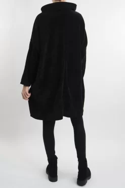 Made In Italy Dusk Pocketed Cowl Tunic Black 8 Made In Italy Dusk Pocketed Cowl Tunic Black -Fashion Women's Store made in italy dusk pocketed cowl tunic black2.jpg