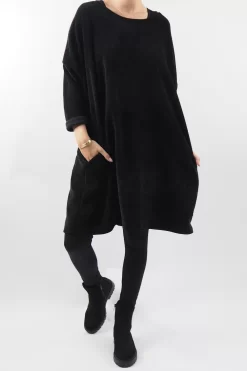 Made In Italy Dusk Sac Tunic Black * -Fashion Women's Store made in italy dusk sac tunic black 1.jpg