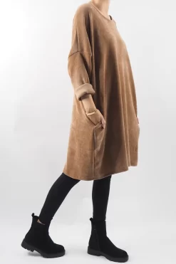 Made In Italy Dusk Sac Tunic Camel -Fashion Women's Store made in italy dusk sac tunic camel 2.jpg