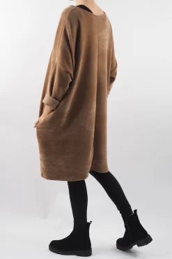 Made In Italy Dusk Sac Tunic Camel -Fashion Women's Store made in italy dusk sac tunic camel 3.jpg