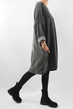 Made In Italy Dusk Sac Tunic Khaki 9 Made In Italy Dusk Sac Tunic Khaki -Fashion Women's Store made in italy dusk sac tunic khaki 2.jpg