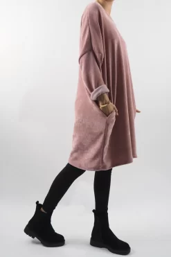 Made In Italy Dusk Sac Tunic Rose -Fashion Women's Store made in italy dusk sac tunic rose 2.jpg