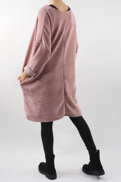 Made In Italy Dusk Sac Tunic Rose -Fashion Women's Store made in italy dusk sac tunic rose 3.jpg