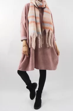 Made In Italy Dusk Sac Tunic Rose -Fashion Women's Store made in italy dusk sac tunic rose 6.jpg