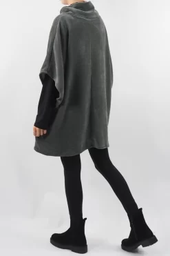 Made In Italy Dusk Slouch Throw Over Top Khaki -Fashion Women's Store made in italy dusk slouch throw over top khaki 3.jpg