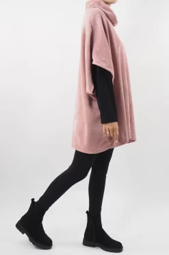 Made In Italy Dusk Slouch Throw Over Top Rose * -Fashion Women's Store made in italy dusk slouch throw over top rose 2.jpg