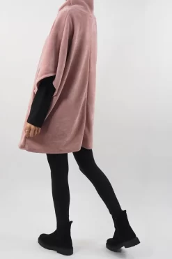 Made In Italy Dusk Slouch Throw Over Top Rose * -Fashion Women's Store made in italy dusk slouch throw over top rose 3.jpg