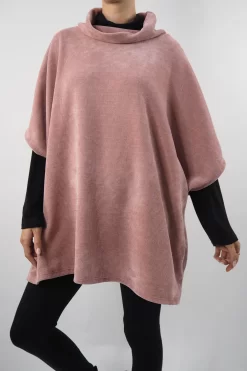 Made In Italy Dusk Slouch Throw Over Top Rose * -Fashion Women's Store made in italy dusk slouch throw over top rose 4.jpg