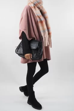 Made In Italy Dusk Slouch Throw Over Top Rose * -Fashion Women's Store made in italy dusk slouch throw over top rose 6.jpg