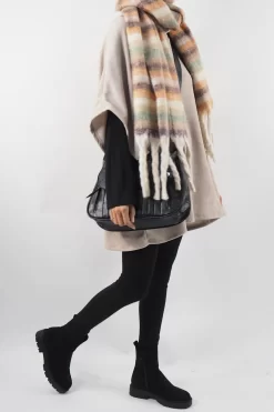 Made In Italy Dusk Slouch Throw Over Top Stone * -Fashion Women's Store made in italy dusk slouch throw over top stone 4.jpg