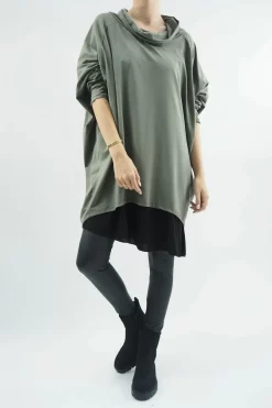 Made In Italy Edit Bubble Cowl Khaki