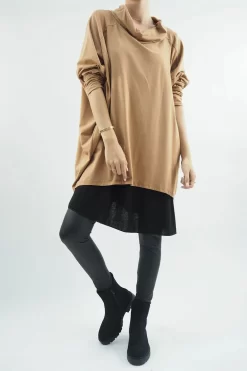 Made In Italy Edit Bubble Cowl Tan