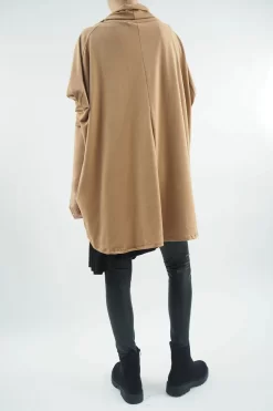 Made In Italy Edit Bubble Cowl Tan 7 Made In Italy Edit Bubble Cowl Tan -Fashion Women's Store made in italy edit bubble cowl tan03.jpg