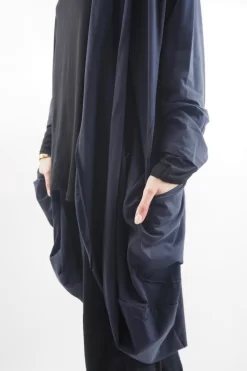 Made In Italy Edit Sloppy Jo Cocoon Cardigan Ink -Fashion Women's Store made in italy edit sloppy jo cocoon cardigan ink 005.jpg