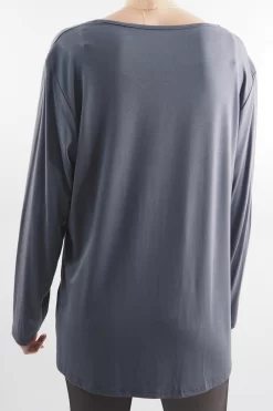 Made In Italy Fine Jersey Long Sleeve Top Graphite Grey 7 Made In Italy Fine Jersey Long Sleeve Top Graphite Grey -Fashion Women's Store made in italy fine jersey long sleeve top graphite203.jpg