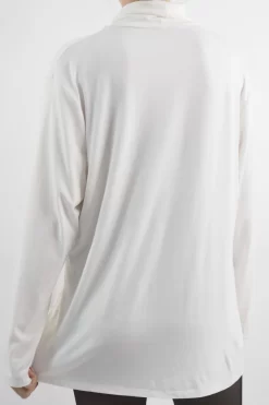 Made In Italy Fine Jersey Polo Neck Top Ecru -Fashion Women's Store made in italy fine jersey polo neck top ecru13.jpg