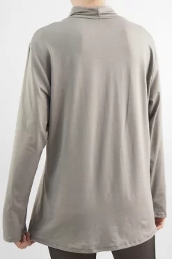 Made In Italy Fine Jersey Polo Neck Top Mocha -Fashion Women's Store made in italy fine jersey polo neck top mocha13.jpg