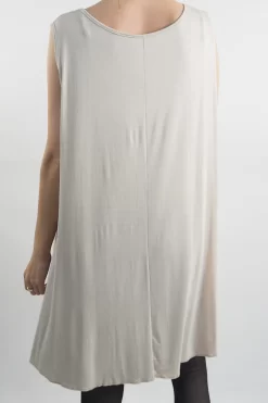 Made In Italy Fine Jersey Swing Vest Stone -Fashion Women's Store made in italy fine jersey swing vest stone203.jpg