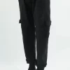 Made In Italy GiGi Cargo Magic Trouser Black -Fashion Women's Store made in italy gigi cargo magic trouser black01.jpg
