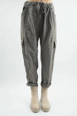 Made In Italy GiGi Cargo Magic Trouser Earth 10 Made In Italy GiGi Cargo Magic Trouser Earth -Fashion Women's Store made in italy gigi cargo magic trouser earth02.jpg