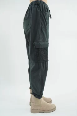 Made In Italy GiGi Cargo Magic Trouser Graphite Grey -Fashion Women's Store made in italy gigi cargo magic trouser graphite03.jpg