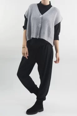 Made In Italy Halo Half A Cardi Grey Marl 7 Made In Italy Halo Half A Cardi Grey Marl -Fashion Women's Store made in italy halo half a cardi grey marl 2.jpg