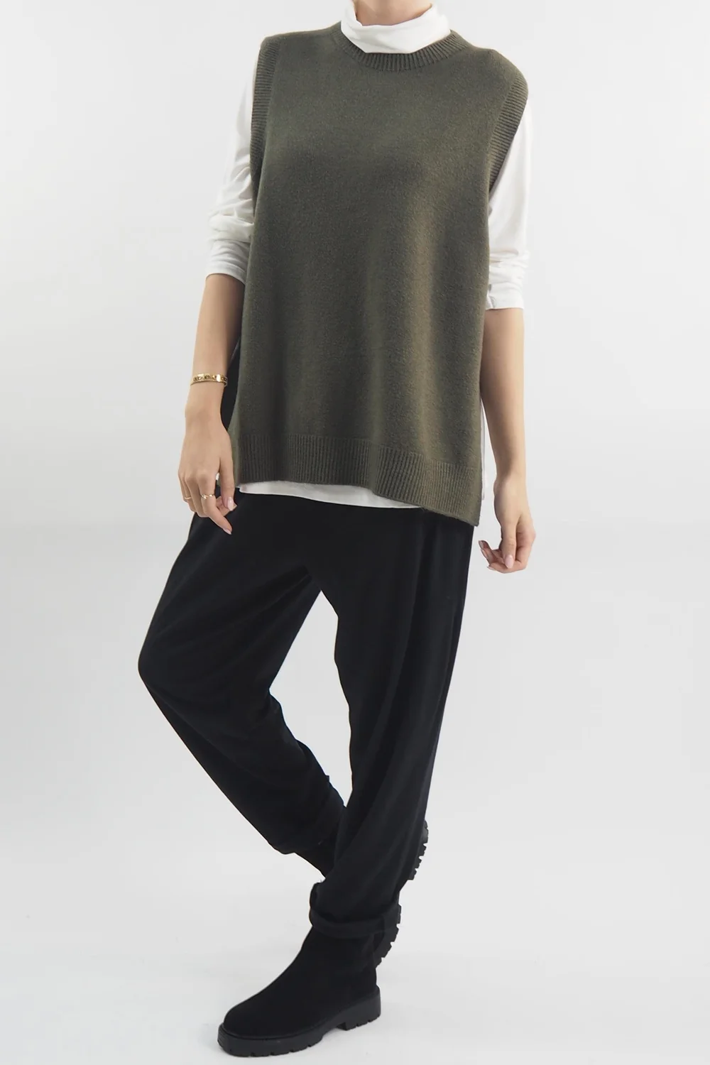 Made In Italy Halo Knit Tank Top Bonsai 4 Made In Italy Halo Knit Tank Top Bonsai - Image 2