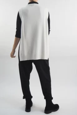 Made In Italy Halo Knit Tank Top Ecru -Fashion Women's Store made in italy halo knit tank ecru 4.jpg