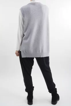 Made In Italy Halo Knit Tank Top Grey 9 Made In Italy Halo Knit Tank Top Grey -Fashion Women's Store made in italy halo knit tank top grey3.jpg