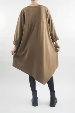 Made In Italy Hope Asymmetric Panel Dress Camel -Fashion Women's Store made in italy hope asymmetric panel dress camel 8.jpg