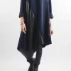 Made In Italy Hope Asymmetric Panel Dress Navy -Fashion Women's Store made in italy hope asymmetric panel dress navy 9.jpg