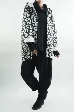 Made In Italy Hope Moleskin Touch Leopard Cocoon Jacket Mono 9 Made In Italy Hope Moleskin Touch Leopard Cocoon Jacket Mono -Fashion Women's Store made in italy hope moleskin touch leopard cocoon jacket mono04.jpg